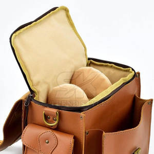 High Quality Genuine Leather Single Shade <b>Camera</b> <b>Bag</b> Professional DSLR Shoulder <b>Bag</b> - Product Image 6