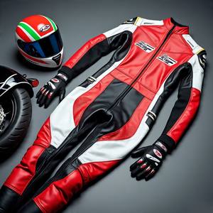 Explorez les combinaisons de moto en cuir de qualité supérieure, conçues avec expertise, logos, couleurs et design entièrement personnalisables pour la course. - Product Image 6