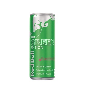 Bebida Energética Sin Azúcar, Sabor Kiwi y Manzana, 12 Onzas Líquidas, 24 Botellas, Edición Verde Carbonatada - Product Image 2