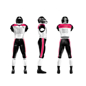 Uniforme de football américain personnalisé respirant à manches courtes fabriqué au Pakistan - Product Image 2