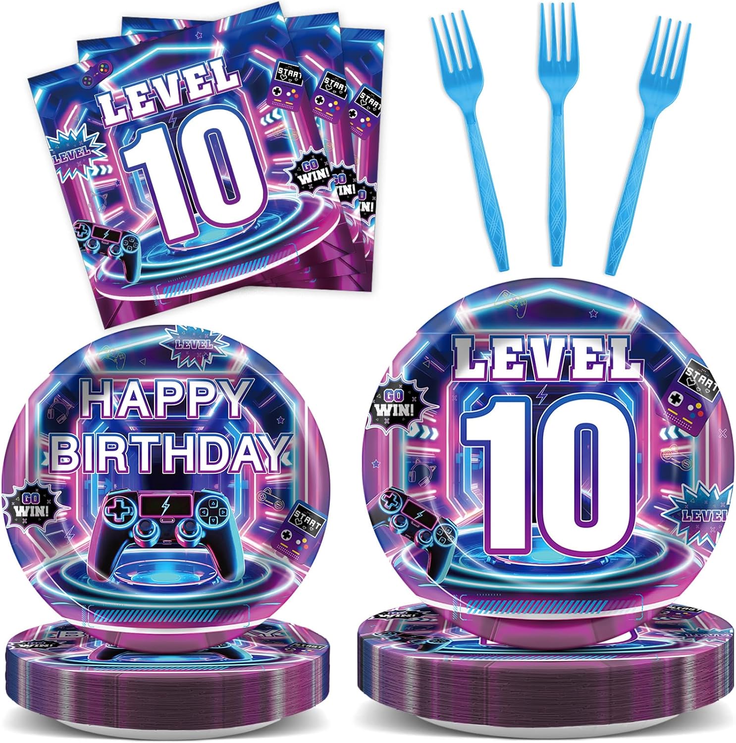 10e anniversaire coloré