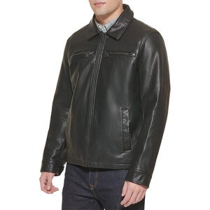 Chaqueta genuina Chaquetas de material de cuero de alta calidad para hombres Personalizadas - Product Image 4