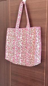 Bolso de Mano Rohini, Estilo Bohemio, de Algodón Estampado a Mano, Acolchado, para Mujer, para Invierno y Verano, para Compras, de Hombro - Product Image 3