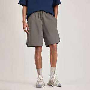 Baggy Short d'entraînement en polyester pour hommes Logo personnalisé Gym Basketball Athlétique Streetwear Jogger Short imperméable pour hommes - Product Image 1