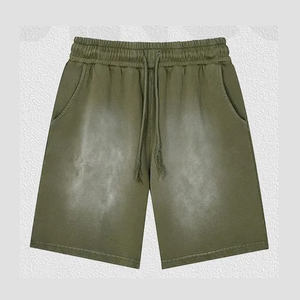 Short délavé à l'acide pour hommes le plus vendu, léger et à séchage rapide, fabriqué sur mesure avec multi-poches respirantes et motif solide - Product Image 6