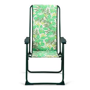 Muebles de exterior estilo estructura de acero/sillón acolchado con respaldo de 5 posiciones - Product Image 2