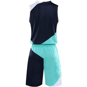 Uniforme de basket-ball réversible personnalisé pour hommes maillot de basket-ball à séchage rapide vêtements de sport shorts de basket-ball d'été OEM - Product Image 3