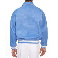 Blouson aviateur en cuir pour homme, durable, coupe-vent, imperméable, respirant, écologique, haute qualité, service OEM, col montant, hiver