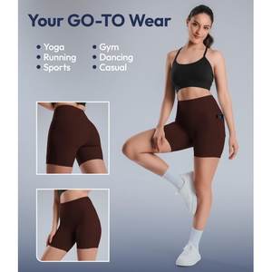 Shorts d'été pour femmes, décontractés, taille haute, pour adolescentes, pantalon, tout-aller, respirant, course à pied, plage, short de survêtement, vêtements - Product Image 4