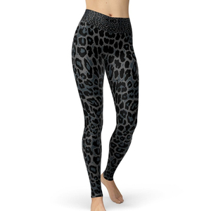 Mallas de sublimación de alta exigencia estilo personalizado sublimación de llegada suave con mallas de Yoga de cintura elástica de excelente calidad - Product Image 3