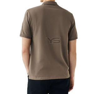 Jersey de Cultura de fiesta transpirable con logotipo bordado personalizado de secado rápido de tela mixta de LICRA de algodón informal para hombre - Product Image 4