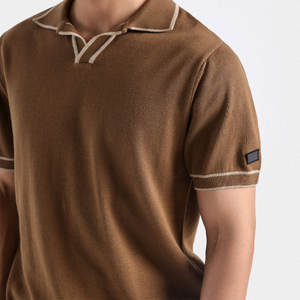 Polo para hombre de algodón y poliéster de alta calidad con logotipo impreso y bordado personalizado, camisetas de polo con los últimos diseños - Product Image 2