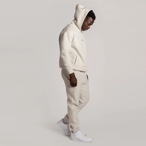 ชุดวอร์มสำหรับผู้ชายเสื้อสวมหัวทรงโอเวอร์ไซส์โอเวอร์ไซส์โลโก้ออกแบบได้ตามต้องการ - Product Image 4