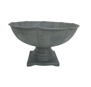 Bol de service rond en aluminium pour vaisselle bols de service finis en pierre de fumée pour table personnalisés faits à la main - Product Image 2