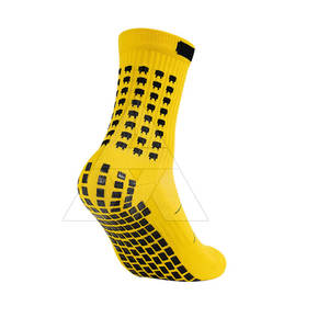 Service OEM, chaussettes de sport de style nouveau, chaussettes de sport de haute qualité, confortables, couleur jaune, chaussettes de sport - Product Image 3