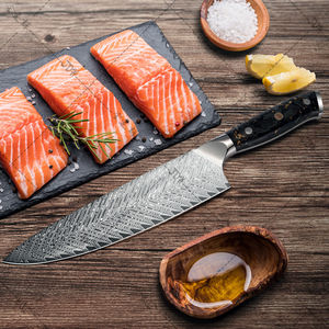 Cuchillo de Chef de 8 Pulgadas, Cuchillo de Cocina de Acero de Damasco de 67 Capas con Mango Acrílico, Gran Oferta 2024 - Product Image 2