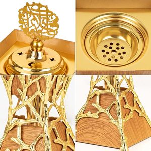 Traditional Arabic Luxury <b>Bakhoor</b> & <b>Oud</b> Incense Burner by the QUALITY COLLECTION Brass Religious 100% Natural Durable - Product Image 2