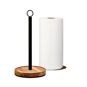 Boîte à mouchoirs en bois et porte-serviettes en papier pour la maison, le bureau et la table à manger - Product Image 1
