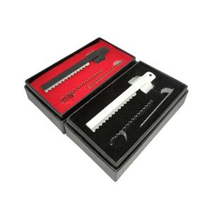 Haute qualité en acier inoxydable manuel cheveux Shaper meilleure qualité anneau de doigt Style barbier outil amincissement rasoir doigt rasoir - Product Image 5