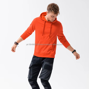 Sudadera con Capucha Corta de Moda para Hombre, Impresión Personalizada, Térmica, con Espuma 3D, 100% Algodón, Gruesa, con Dobladillo sin Rematar, para Invierno - Product Image 3