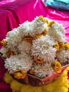 Haldi Mehndi Sangeet Chignon Gajra Poignet Bracelet Kalire Indien Pakistanais Faveurs De Mariage Demoiselle D'honneur Jasmine Floral Gajra - Product Image 3