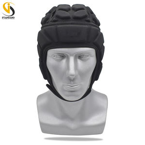 Haute qualité taille adulte EVA Soft Shell Rugby Scrum Cap couleur noire équipement de protection pour l'entraînement de Football - Product Image 1