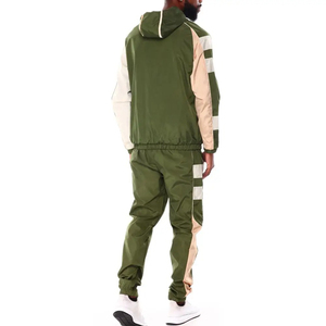 2025-26 diseño personalizado hombres chándal cortavientos deportes chándal para hombres invierno rompevientos deportes chándales patrón sólido - Product Image 2