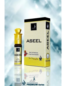 AL MAS Aseel Premium Unisex Attar Roll-On 6ML |   Aceite de Perfume Árabe de Lujo |   Fragancia Concentrada Sin Alcohol de Larga Duración - Product Image 1