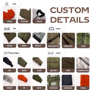 แจ็กเก็ตขนเป็ดสำหรับผู้ชาย, เสื้อแจ็คเก็ตขนเป็ดมีฮู้ดสีทึบกันน้ำและกันลม - Product Image 4