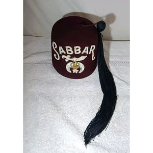 VTG maçonnique Shriner marron Fez chapeau francs-maçons maçonnique chapeau haute qualité personnalisé meilleure vente vente vente chaude Fezz - Product Image 4