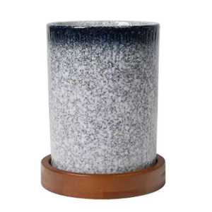 Porta Utensilios de Cerámica Artesanal de Gres |   Organizador de Utensilios de Cocina y Cucharas |   Jarrón Decorativo para Encimera - Product Image 2