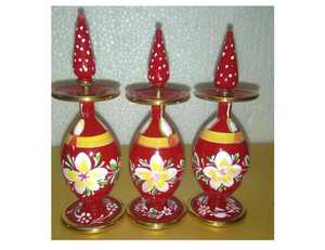 Gamme exclusive de bouteilles de parfum en verre égyptien peintes à la main de luxe Offre Spéciale design unique de 2024 nouveautés - Product Image 4