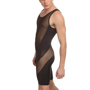 ชุดชั้นในบอดี้สูทรัดรูปลายพรางเซ็กซี่สำหรับผู้ชาย - Product Image 3