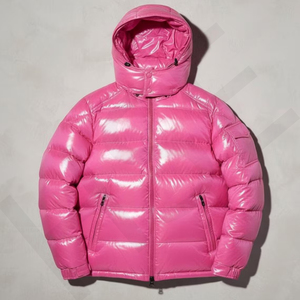 Blouson court matelassé pour femme d'hiver, léger, chaud, avec col montant et fermeture éclair - Product Image 1