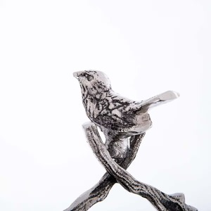 Soporte plateado de chocolate hecho a mano para servir chocolate y postre, artículos de mesa modernos, suministros de utensilios de cocina - Product Image 2