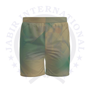 Short Homme 100% Polyester Satin Séchage Rapide Sublimation Imprimé Taille Mi-Élastique Imperméable Tissage Tricoté Caractéristique - Product Image 1