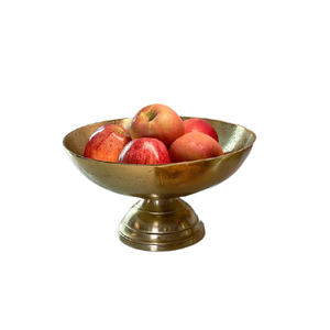 Bol de service de fruits couleur or en laiton avec vaisselle de conception la plus récente bol de fruits décoratif aux prix de gros - Product Image 1