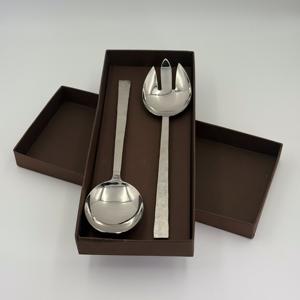 ช้อนสลัดสแตนเลส ส้อมพาสต้า ช้อนสลัด ช้อนเสิร์ฟ ชุดอุปกรณ์เสิร์ฟสลัด สำหรับใช้ในบ้านและร้านอาหารในอินเดีย - Product Image 6