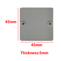 Étiquette rigide passive UHF de forme carrée anti-effraction Monza R6-P ISO18000-6C en plastique technique UHF pour les étagères logistiques