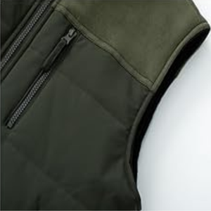 Gilet Bomber <span class=keywords><strong>Senza</strong></span> <span class=keywords><strong>Maniche</strong></span> da <span class=keywords><strong>Uomo</strong></span> con Collo Alto, Design Trapuntato, <span class=keywords><strong>Giacca</strong></span> Invernale Softshell con Logo Frontale - Product Image 4