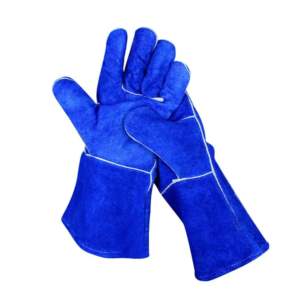 High Quality Cowhide Split Leather Safety Gloves Heat Resistant <b>Spark</b> Hand Protection Heavy Duty for Firefighting Welding - Product Image 1