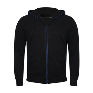 Sweats à capuche et sweatshirts d'hiver pour hommes grande taille en polyester/coton teint en couleur unie avec logo personnalisé vente en gros - Product Image 3