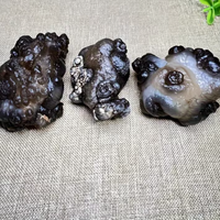Agate Panda Égyptienne Pierre Brute, Agate Œil de Gobi, Spécimen Minéral de Haute Qualité, Objets de Collection, Décoration d'Intérieur, Guérison des Chakras, Cadeau Spirituel