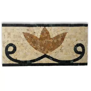 บัว B0073P หินอ่อนสีเบจเรียนขอบแทรก listello กระเบื้อง5.9x12ผลิตภัณฑ์ขัดประเภทกระเบื้องอุปกรณ์ - Product Image 1