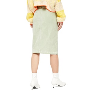 Gonna in cotone e chiffon verde scuro con stampa floreale, taglia 27, stile dritto, lavorata a maglia, da donna Free People - Modello I Want IT - Product Image 2