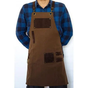 Delantal de cocina por sublimación para mujer, Barista delantal de plástico, delantal impermeable con logotipo personalizado para salón de cocina - Product Image 5