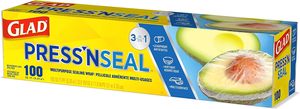 Film alimentaire en plastique de qualité alimentaire pour Press'N Seal avec estampage à chaud, rouleau de 100 pieds carrés, lot de 3 - Product Image 4