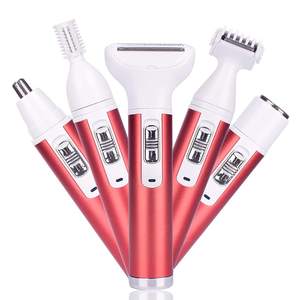 Rasoir électrique à double lame 5 en 1, portable, rechargeable par USB, rasoir pour l'épilation du visage, sans douleur, pour le visage et le corps - Product Image 2