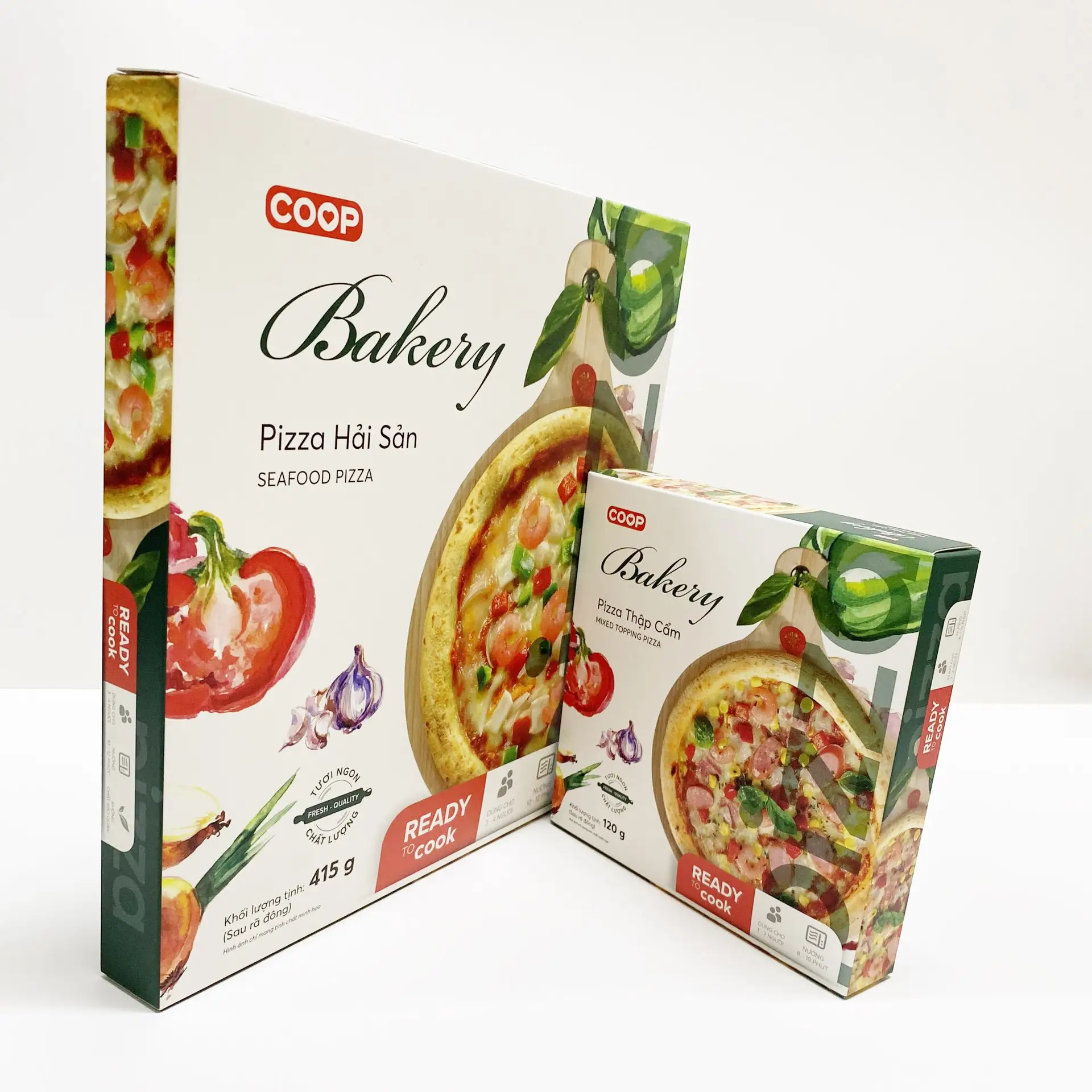 Emballage à emporter pour Pizza/légumes canne à sucre boîte en papier à cannelure ondulée taille personnalisée avec fenêtre exportation du Vietnam