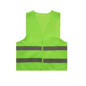 Vente en gros 2025 personnalisé 100% polyester réfléchissant sécurité Chaleco gilet haute visibilité décontracté vêtements d'extérieur bouton décoration - Product Image 1